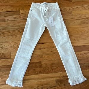 Just Black white premium denim.